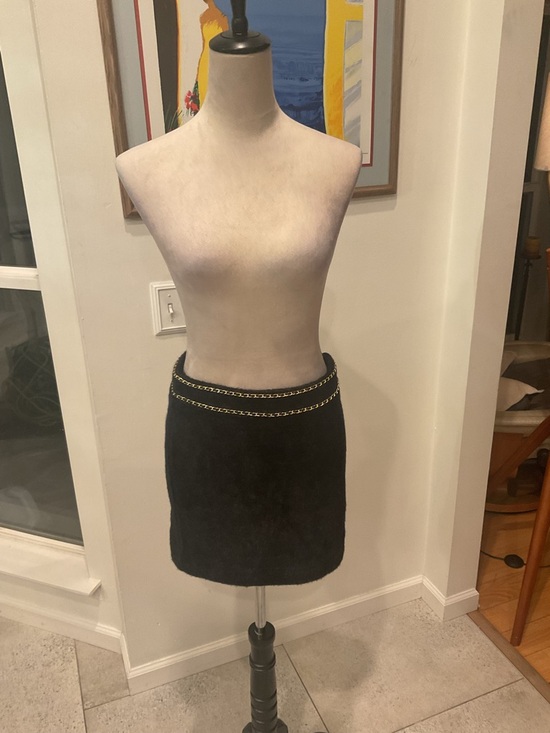 Endless Rose Dresses & Skirts - Endless Rose Black Mini Skirt with Gold Chain Waist